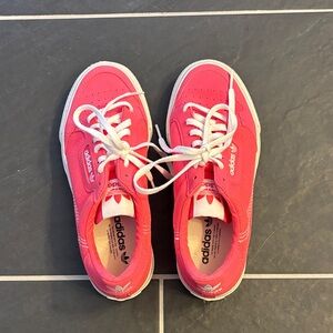 Adidas Kids Bright Pink Sneakers